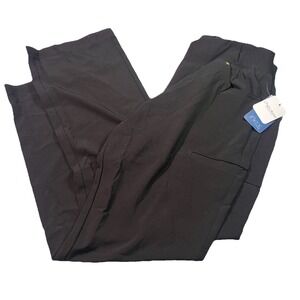 NWT Cherokee Women's Iflex Infinity Scrub Bottom Sz L Black High Rise CK002